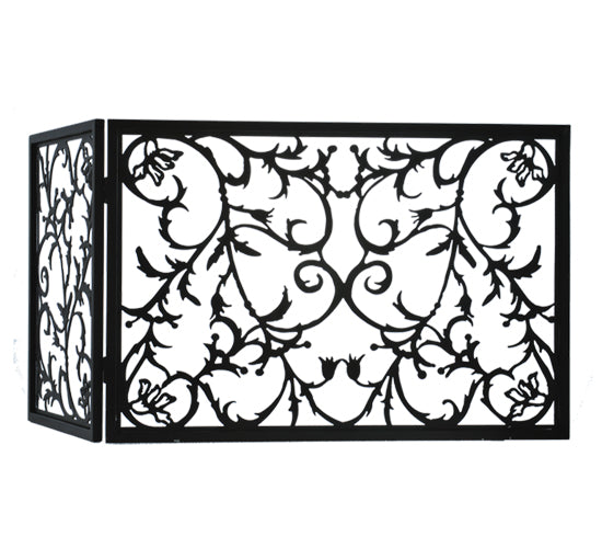Meyda 34"W X 23"H Vine Fireplace Screen 97928