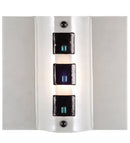 Meyda 12"W Metro Fusion Black Tie Affair Wall Sconce 97998