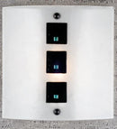 Meyda 11"W Metro Fusion Black Tie Affair Wall Sconce 98157
