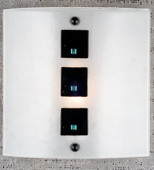 Meyda 11"W Metro Fusion Black Tie Affair Wall Sconce 98157