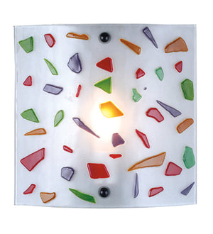 Meyda 11"W Metro Fusion Bam Bam Wall Sconce 98158