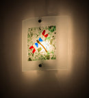 Meyda 11"W Metro Fusion Il Drago Wall Sconce 98784