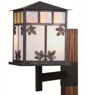 Meyda 11.5"W Seneca Maple Leaf Pier Mount 98824