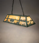 Meyda 48" Long Buffalo at Lake Oblong Pendant '99239