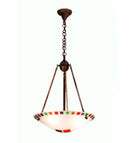 Meyda 20.5"W Metro Fusion Psychedelic Baby Inverted Pendant 99291