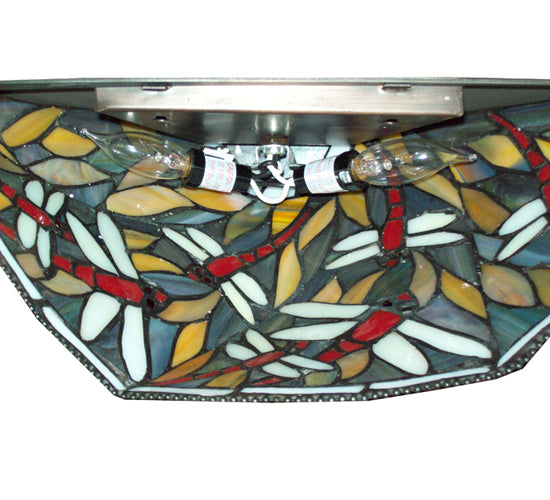 Meyda 12"W Spiral Dragonfly Wall Sconce '99331