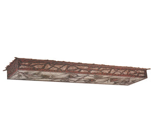 Meyda 48" Long Whispering Pines Oblong Flushmount 99360