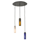 Meyda 16"W Venice 3 LT Wine Bottle Cascading Pendant '99435