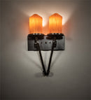 Meyda 12" Wide Carpathian 2 Light Wall Sconce '99467