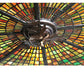 Meyda 50"W Greenbriar Oak Inverted Pendant 99572