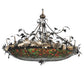 Meyda 50"W Greenbriar Oak Inverted Pendant 99572