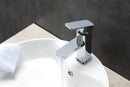 KubeBath Aqua Soho Single Hole Mount Bathroom Vanity Faucet - Chrome, AFB038