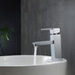 KubeBath Aqua Piazza Single Lever Bathroom Vanity Faucet - Chrome, AFB041