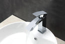 KubeBath Aqua Balzo Single Lever Wide Spread Bathroom Vanity Faucet - Chrome, AFB053