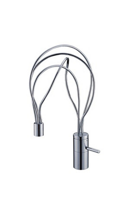 KubeBath Aqua Filli Single Lever Bathroom Vanity Faucet - Chrome , AFB070