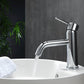 KubeBath Aqua Rondo Single Hole Mount Bathroom Vanity Faucet - Chrome, AFB090