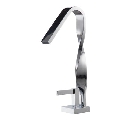 KubeBath Aqua Riccio Single Lever Faucet - Chrome, AFB102