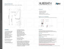 KubeBath Aqua Riccio Single Lever Faucet - Chrome, AFB102