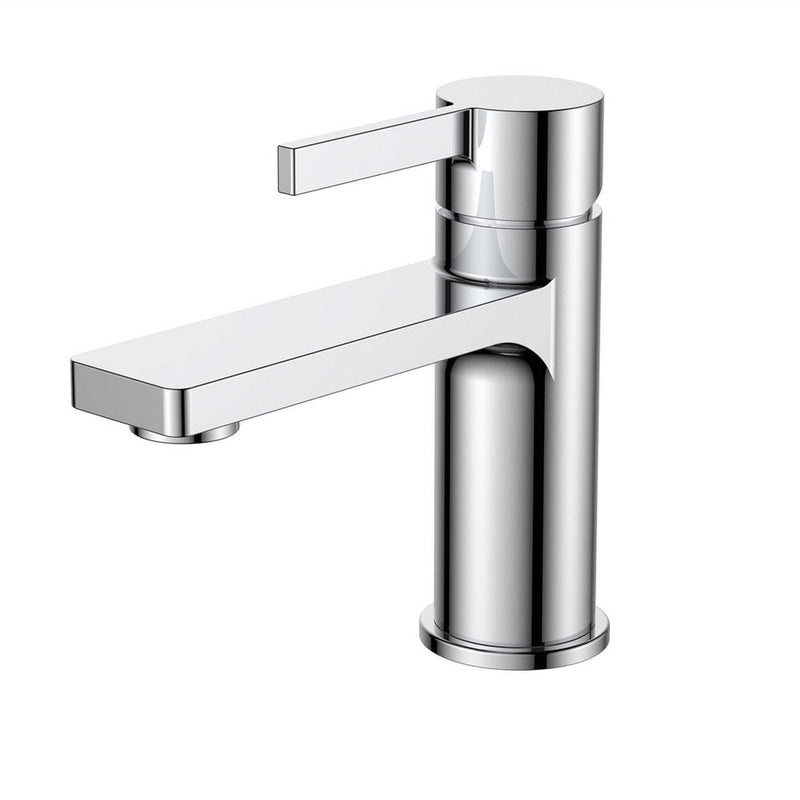 KubeBath Aqua Sotto Single Lever Bathroom Vanity Faucet - Chrome, AFB10901