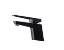 KubeBath Aqua Siza Single Lever Modern Bathroom Vanity Faucet - Matt Black, AFB13BK