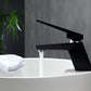 KubeBath Aqua Siza Single Lever Modern Bathroom Vanity Faucet - Matt Black, AFB13BK