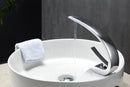 KubeBath Aqua Arcco Single Lever Modern Bathroom Vanity Faucet - Chrome, AFB1638CH