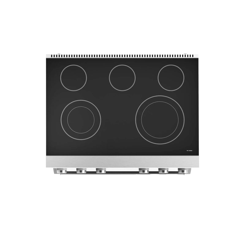 Thor Kitchen 36-Inch Electric Range with 6.0 cu. ft. Convection Oven in Stainless Steel ARE36