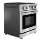 Thor Kitchen 4-Piece Appliance Package - 30-Inch Gas Range, Wall Mount Range Hood, Refrigerator, and Dishwasher in Stainless Steel
