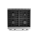 Thor Kitchen 4-Piece Appliance Package - 30-Inch Gas Range, Wall Mounted Range Hood, Refrigerator with Water Dispenser, and Dishwasher in Stainless Steel