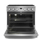Thor Kitchen 4-Piece Appliance Package - 36-Inch Gas Range, Pro-Style Wall Mount Range Hood, Refrigerator, and Dishwasher in Stainless Steel