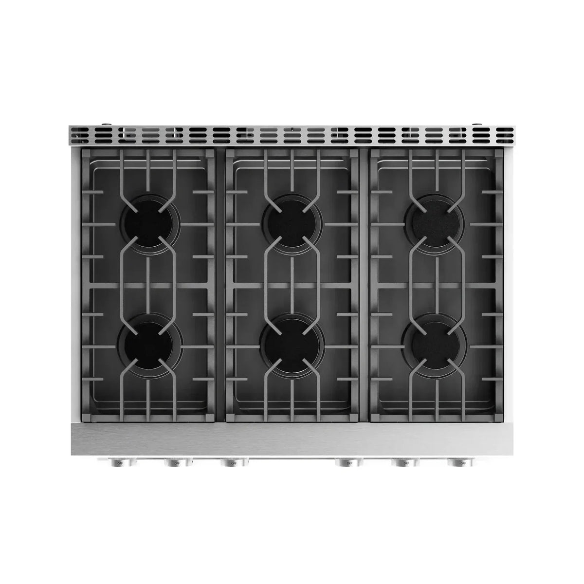 Thor Kitchen 2-Piece Appliance Package - 36-Inch Gas Range and Wall Mount Range Hood in Stainless Steel