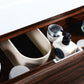 Bliss 36 in. Wall Mount Modern Bathroom Vanity - Walnut
