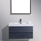 Bliss 40 in. Wall Mount Modern Bathroom Vanity - Gray Oak