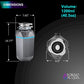 FORNO Acqua BrightDiamond 3/4HP Super Quiet Garbage Disposal Corded with Motion Sensor Cabinet Light & Pre-Wired Air Switch