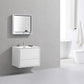 KubeBath DeLusso 30 in. Wall Mount Modern Bathroom Vanity - High Glossy White, DL30-GW