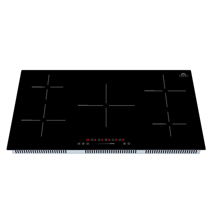 FORNO Parco 36-Inch Induction Cooktop, 5 Zones, 10200W, 9 Power Levels & Booster Function - FCTIN0583-36