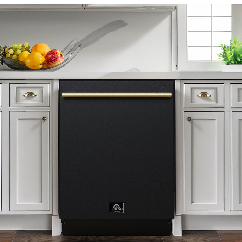Forno Romano 24-Inch Built-In Dishwasher in Stainless Steel - FDWBI8035-24