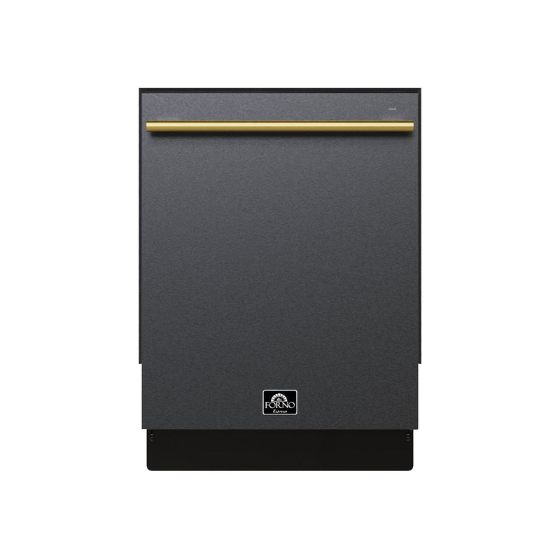 Forno Romano 24-Inch Built-In Dishwasher in Stainless Steel - FDWBI8035-24