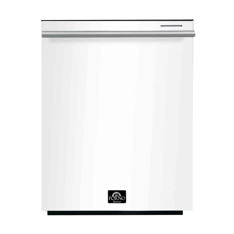 Forno Espresso Package - 30" Electric Range, Range Hood, Refrigerator and Dishwasher in Stainless, White, or Black