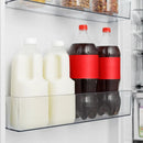 FORNO Maderno 28-Inch Built-In 13.6 Cu.Ft. Convertible Refrigerator in Stainless Steel, Left Swing with Decorative Grill FFFFD1722-32LSG