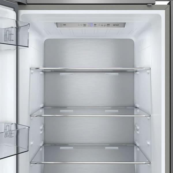 FORNO Maderno 28-Inch Built-In 13.6 Cu.Ft. Convertible Refrigerator in Stainless Steel, Left Swing with Decorative Grill FFFFD1722-32LSG