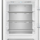 FORNO Maderno 28-Inch Built-In 13.6 Cu. Ft. Convertible Refrigerator in Stainless Steel, Right Swing with Decorative Grill FFFFD1722-32RSG
