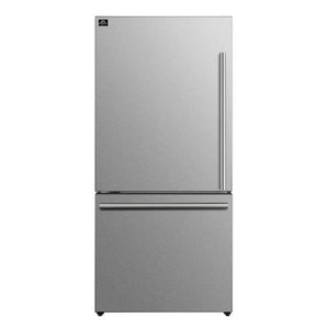FORNO 2-Piece Appliance Package - 30-Inch Electric Range and 31-Inch Refrigerator, Left Hinge in Stainless Steel FBDL-013-02CAUS