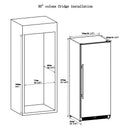 Forno 30-Inch Cologne 14.6 cu.ft. Freestanding Refrigerator in Stainless Steel (FFRBI1821-30S)