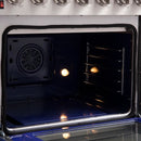 FORNO 2-Piece Appliance Package - 30-Inch Electric Range and 31-Inch Refrigerator, Right Hinge in Stainless Steel FBDL-013-01CAUS