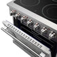 FORNO 2-Piece Appliance Package - 30-Inch Electric Range and 36-Inch French Door Refrigerator in Stainless Steel FBDL-013-03CAUS