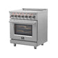 Forno Massimo 30-Inch Freestanding Electric Range in Stainless Steel (FFSEL6020-30)
