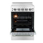 Forno 24″ Loiano Electric Range with 4 Element Burners - FFSEL6069-24