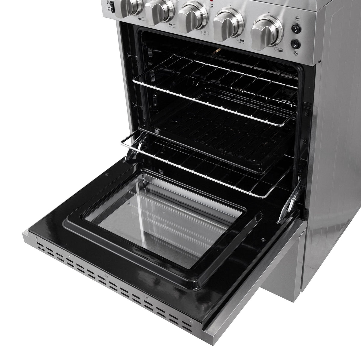 Forno 24″ Loiano Electric Range with 4 Element Burners - FFSEL6069-24