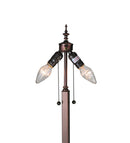 Meyda 65" High Mission 2 Light Floor Base '18817